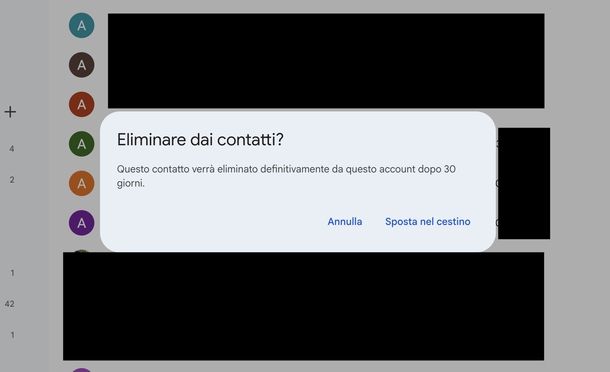 Eliminare indirizzo email memorizzato su Gmail