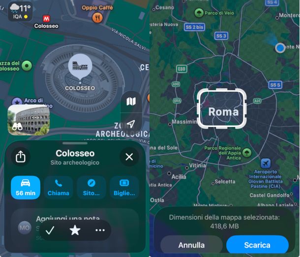 download mappe da app Mappe iPhone