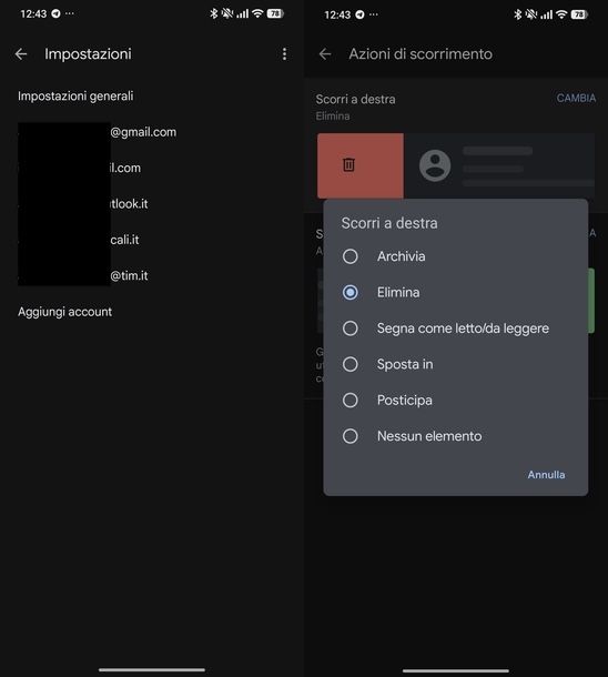 Eliminare email da Gmail velocemente Android