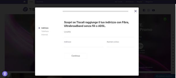 tiscali copertura