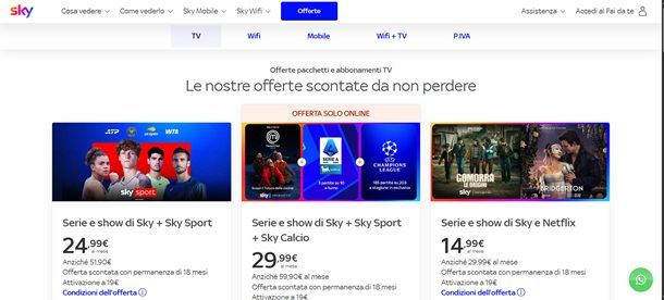 offerte sky