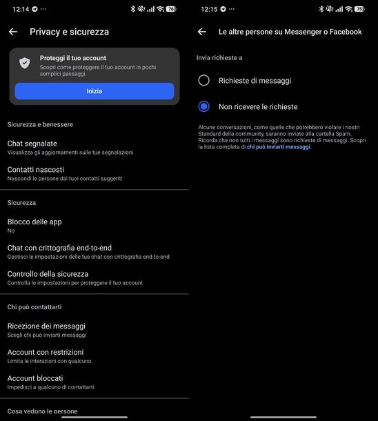 Disattivare Messenger senza disattivare Facebook