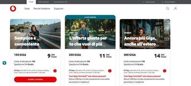 offerte vodafone mobile