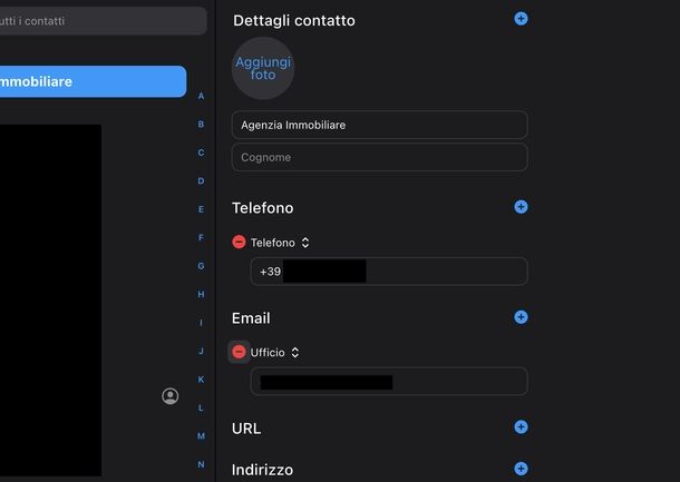 Eliminare indirizzo email memorizzato su iCloud