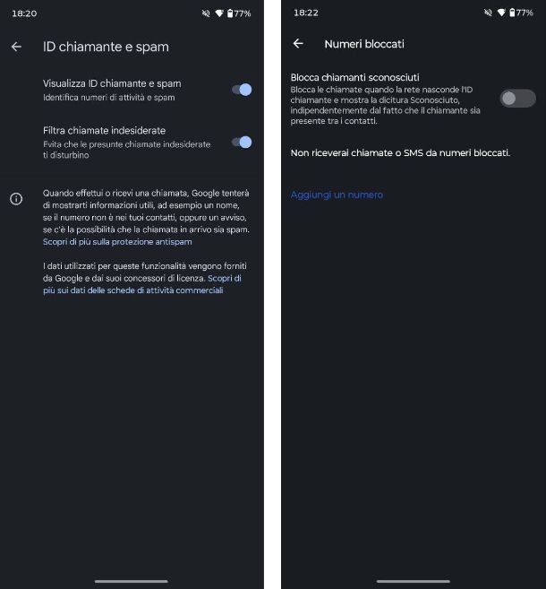 App per bloccare numeri sconosciuti Android