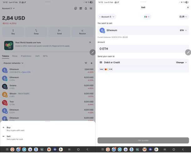 Come convertire crypto in euro