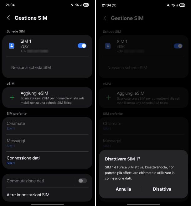 Come cambiare SIM predefinita su smartphone Samsung
