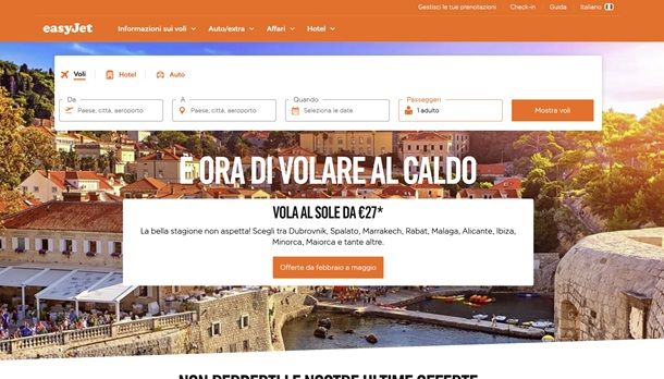 Siti per prenotare voli