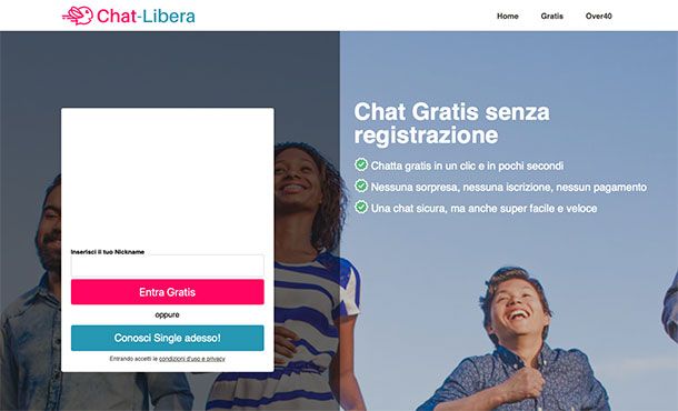 Altre chat online senza registrazione