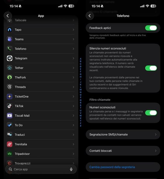 Bloccare spam su iPhone
