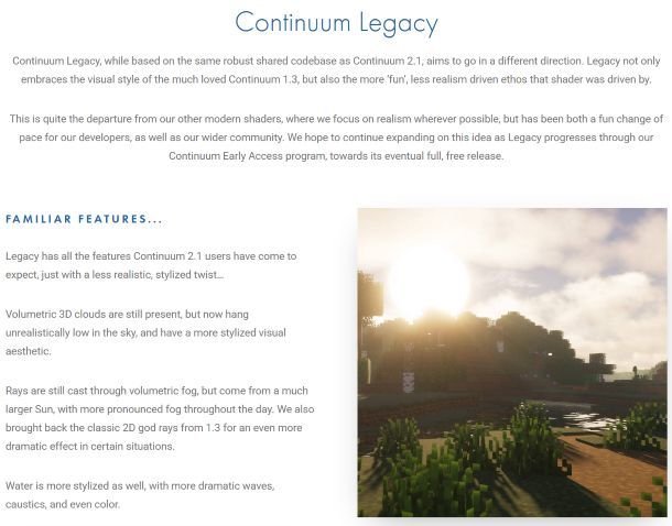 Migliori shaders Minecraft 6