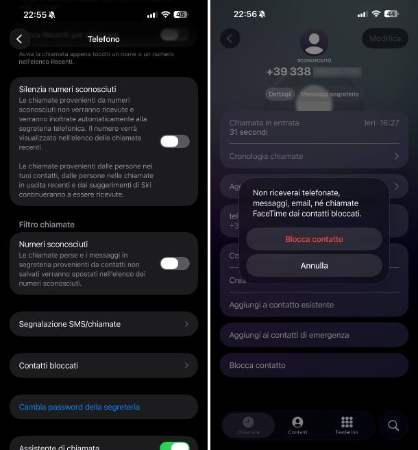 App per bloccare numeri sconosciuti iPhone