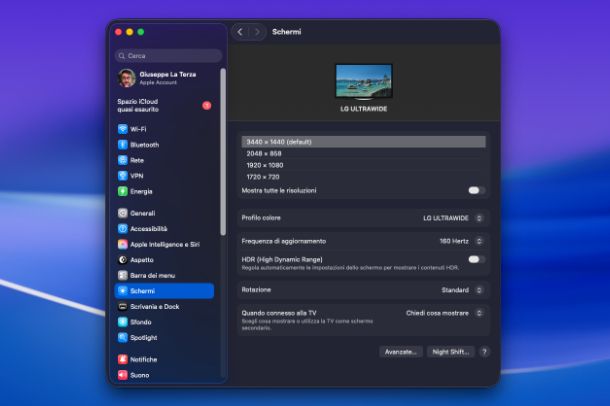 Come rimpicciolire lo schermo del Mac