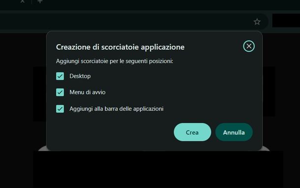 Creare PWA Messenger