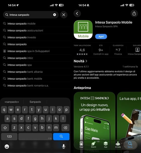 Scaricare app Intesa Sanpaolo Mobile iOS