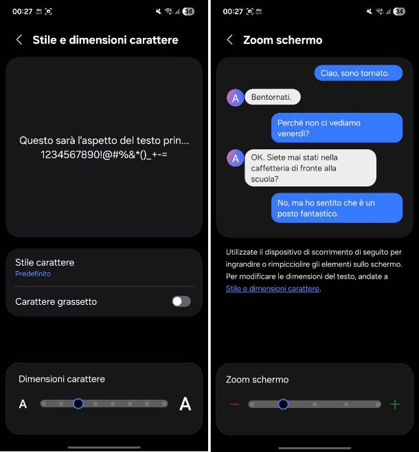 Come rimpicciolire lo schermo su Samsung