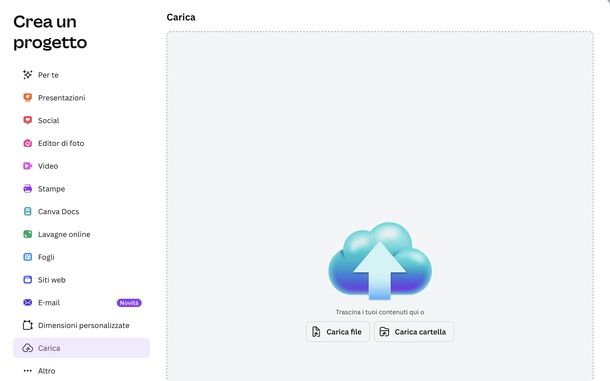 Unire due PowerPoint su Canva Web