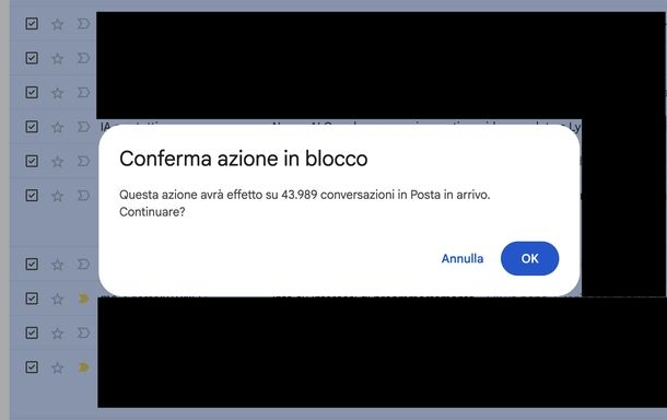 Eliminare email da Gmail velocemente Web