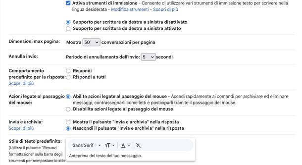 Cancellare mail inviata Gmail Web