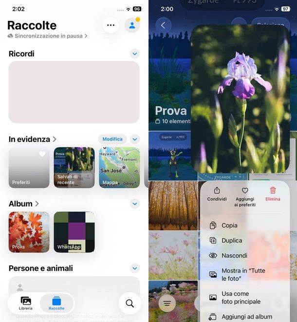 immagine principale album iPhone