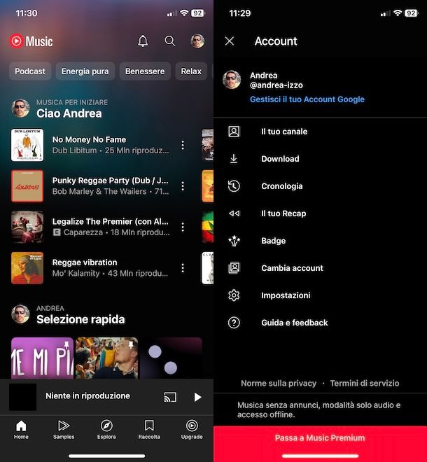 Vedere il Wrapped di YouTube Music
