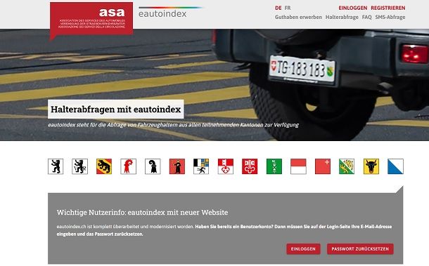 Trovare un proprietario tramite targa straniera