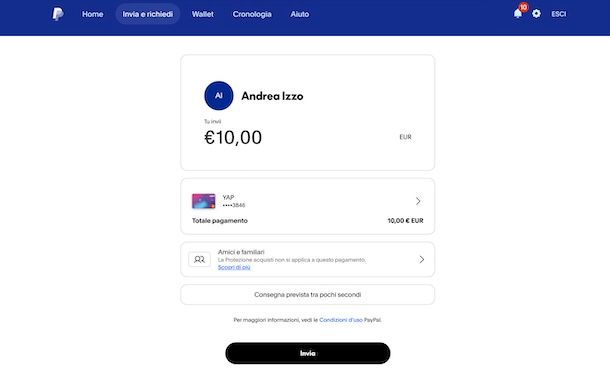Pagare su PayPal