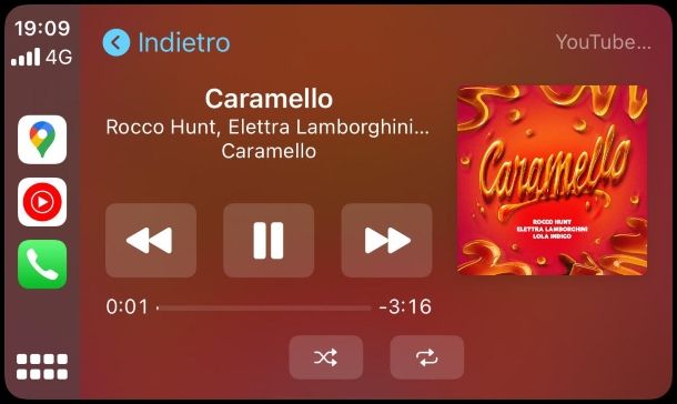 youtube music apple carplay