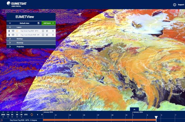 pagina sito EUMETSAT