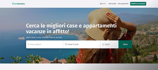 Altri siti per l'affitto di case vacanze