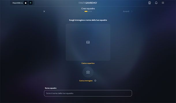 Come creare una squadra al FantaSanremo