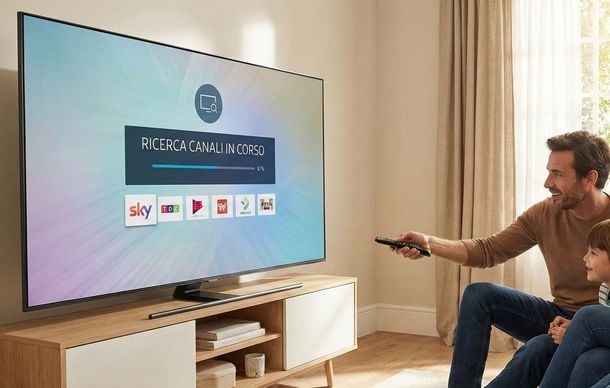 Sintonizzazione canali TV