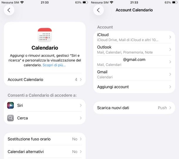 Calendario iOS