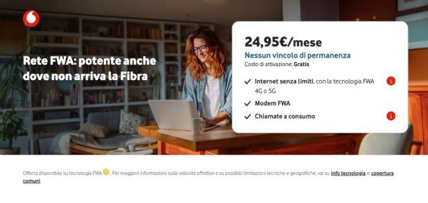 Offerte Vodafone FWA