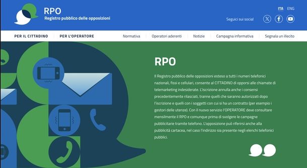 Registro delle Opposizioni