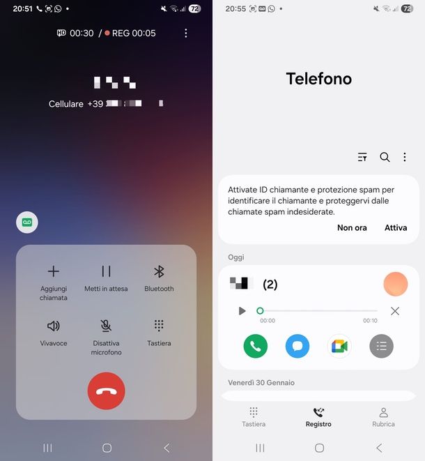Come registrare chiamate Samsung