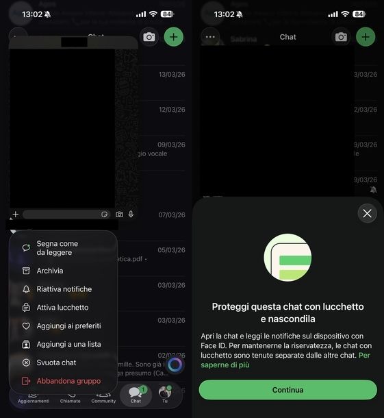 Togliere lucchetto gruppo WhatsApp Android