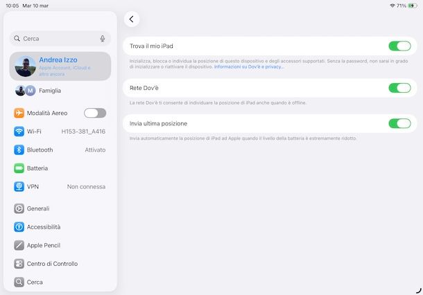 Dov'&egrave; su iPad