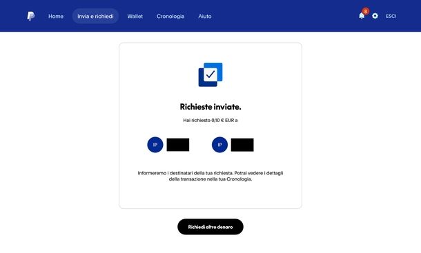 Come inviare link PayPal per farsi pagare Web
