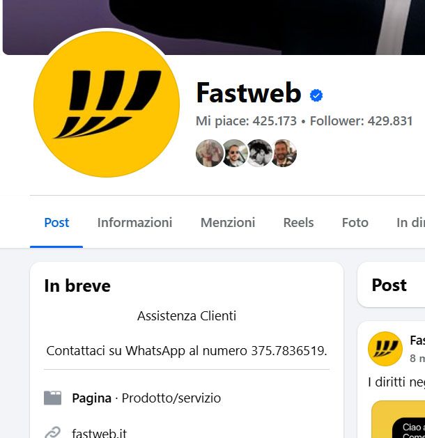 Fastweb FB