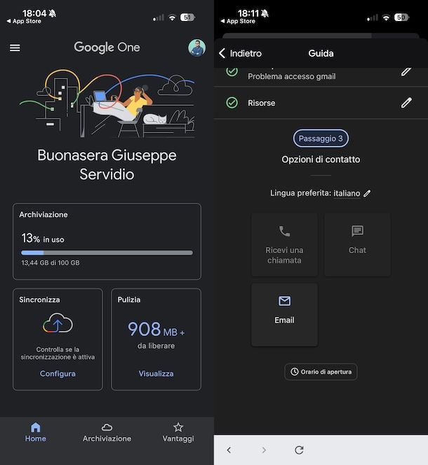Come contattare Google
