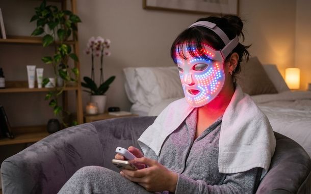 Maschera LED viso