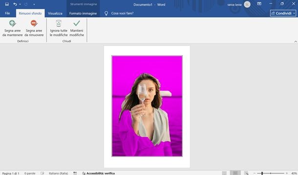 Come rendere trasparente lo sfondo di una immagine