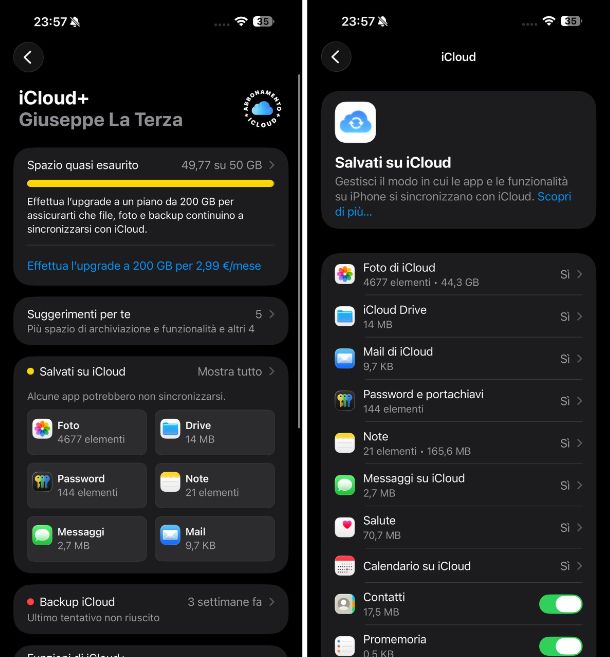 Copia dei contatti da iPhone a iPhone