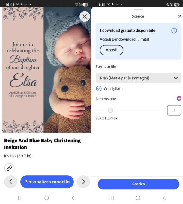 App per creare inviti