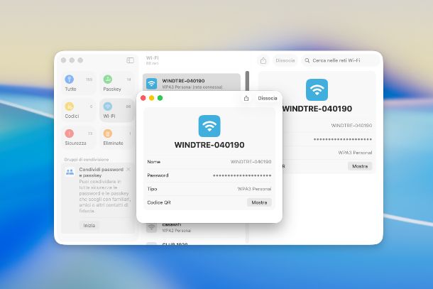Come trovare una password WiFi su Mac