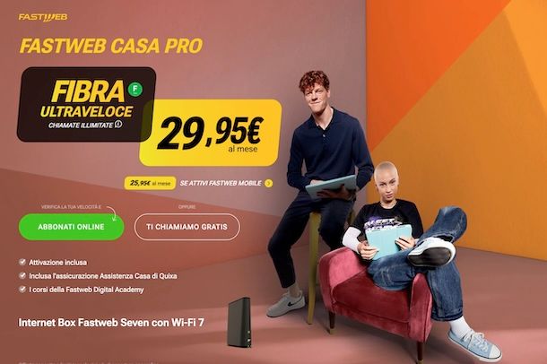 Offerte Fastweb fibra