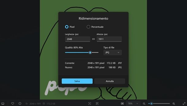 Come ridimensionare le foto digitali