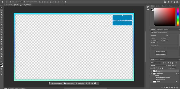 finalizzazione overlay su Photoshop