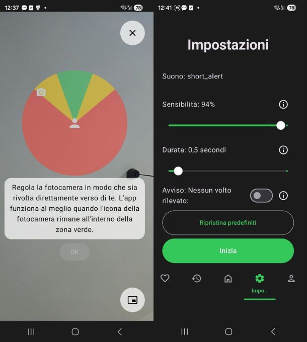 App per non addormentarsi alla guida